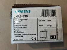 Siemens Melting Insert 3NA6830 NH000 100A 500V 