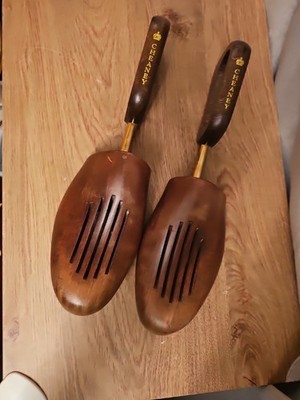 XL CHEANEY Schuhspanner aus Holz VINTAGE leicht RAR