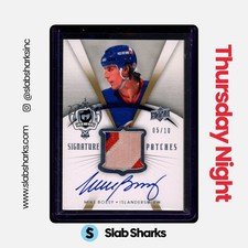 2007 UPPER DECK THE CUP #SP-MB MIKE BOSSY SIGNATURE PATCHES AUTO /10