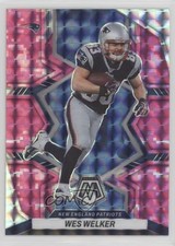 2022 Panini Mosaic Pink Camo Mosaic Prizm Wes Welker #240 1h5v