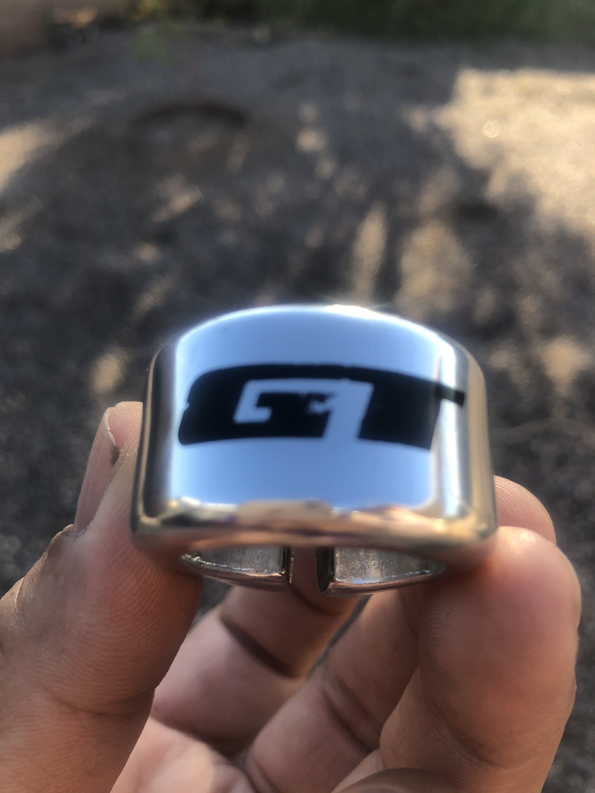 VINTAGE 90’s Old School BMX GT Dyno SEAT CLAMP 25.4MM Silver Race Freestyle