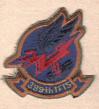 USAF Air Force Patch:   389th Tac Fighter Training Squadron - 3" subdued