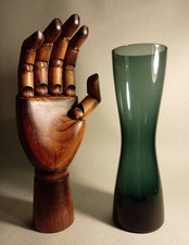 Vintage Whitefriars Geoffrey Baxter Soda Glass Waisted Vase - FREE UK P&P - VGC