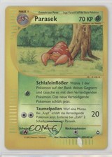 Parasect German Reverse Foil Pokemon e-Card Series Aquapolis #27 2003 on eBay