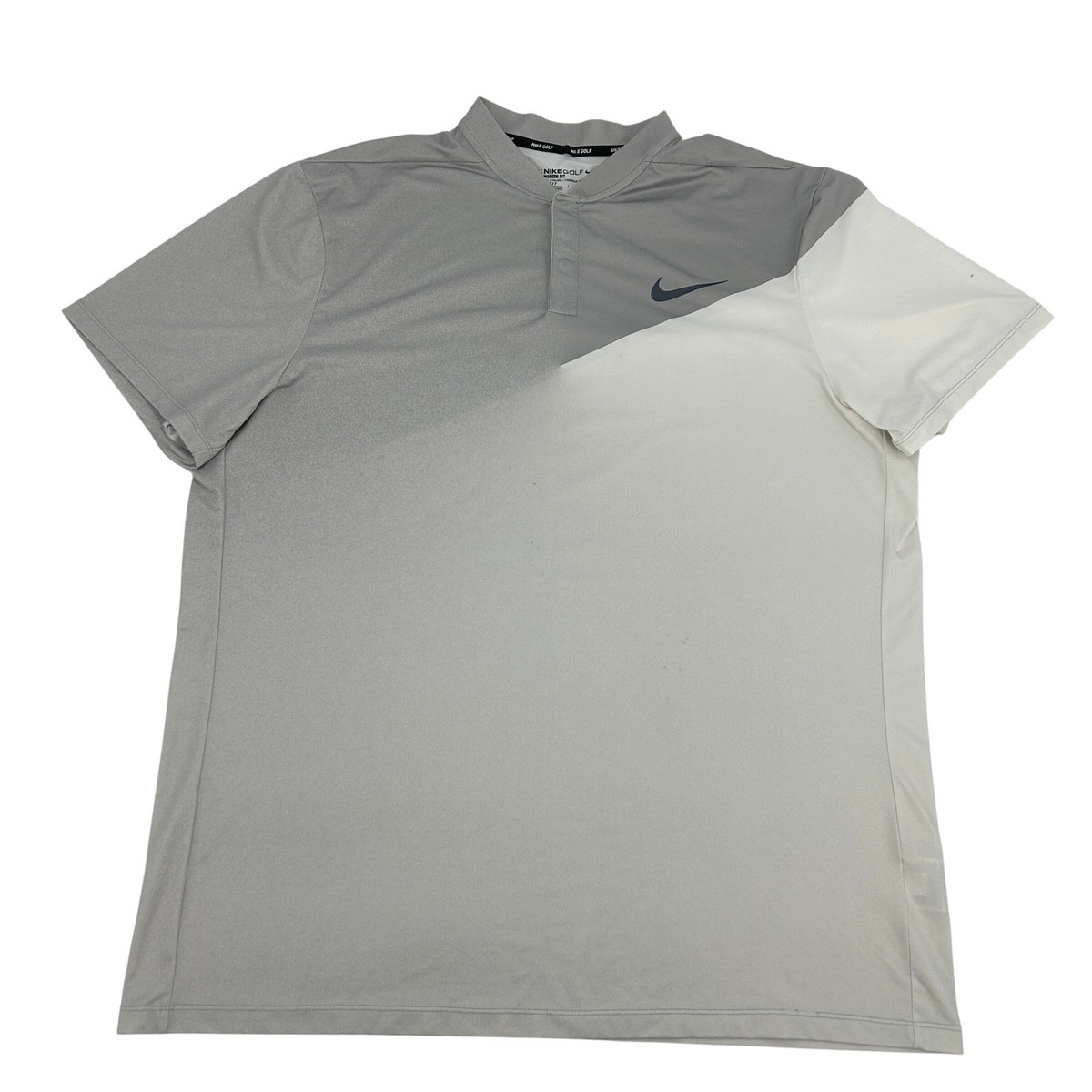 nike two button golf shirt