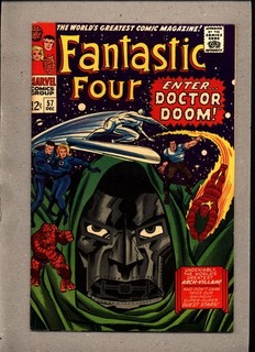 FANTASTIC FOUR #57_DEC 1966_VERY FINE _DR DOOM_SILVER SURFER_SANDMAN_SILVER AGE!