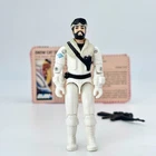1985 GI Joe FROSTBITE v1 100% COMPLETE + FILE CARD. EXCELLENT CONDITION!