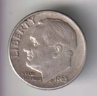 1963-D ROOSEVELT DIME 10¢ DENVER 90% SILVER COIN UNITED STATES MINT