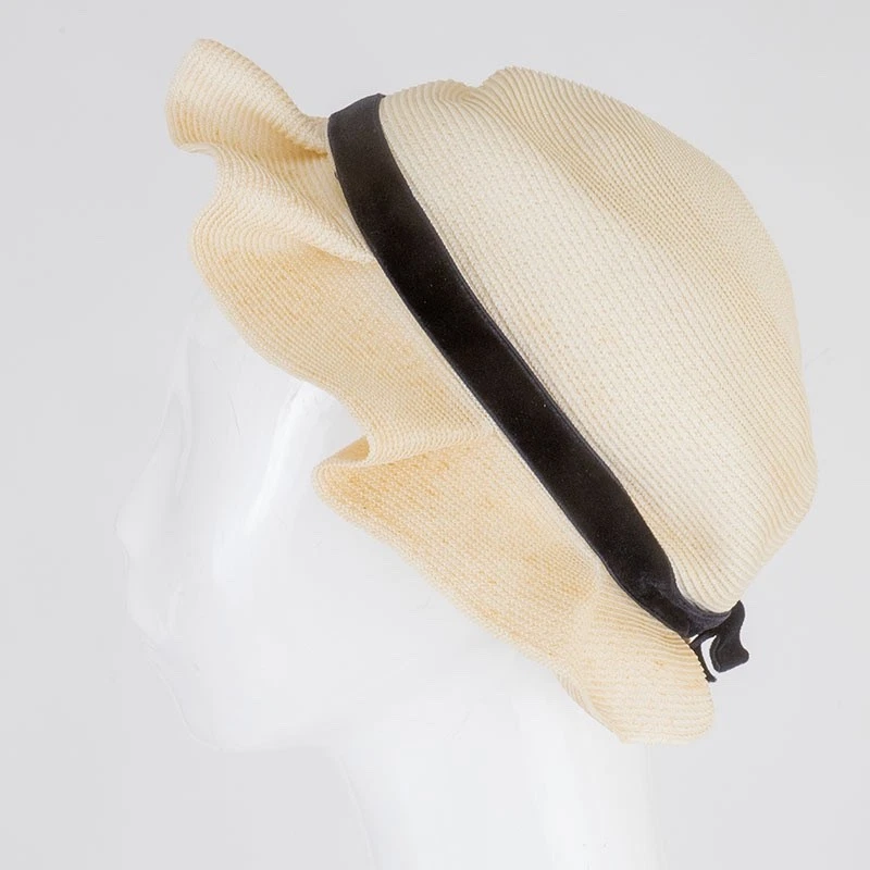 Cloche White Straw Vintage Hats for Women for sale | eBay
