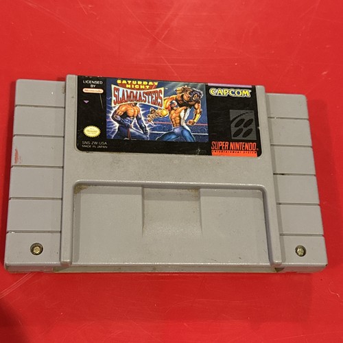 Saturday Night Slammasters SNES Super Nintendo nur Cartridge