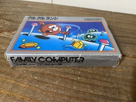 Clu Clu Land Nintendo Famicom FC Japan Ver. Puzzle / Action (Dot‑Eater) Tested