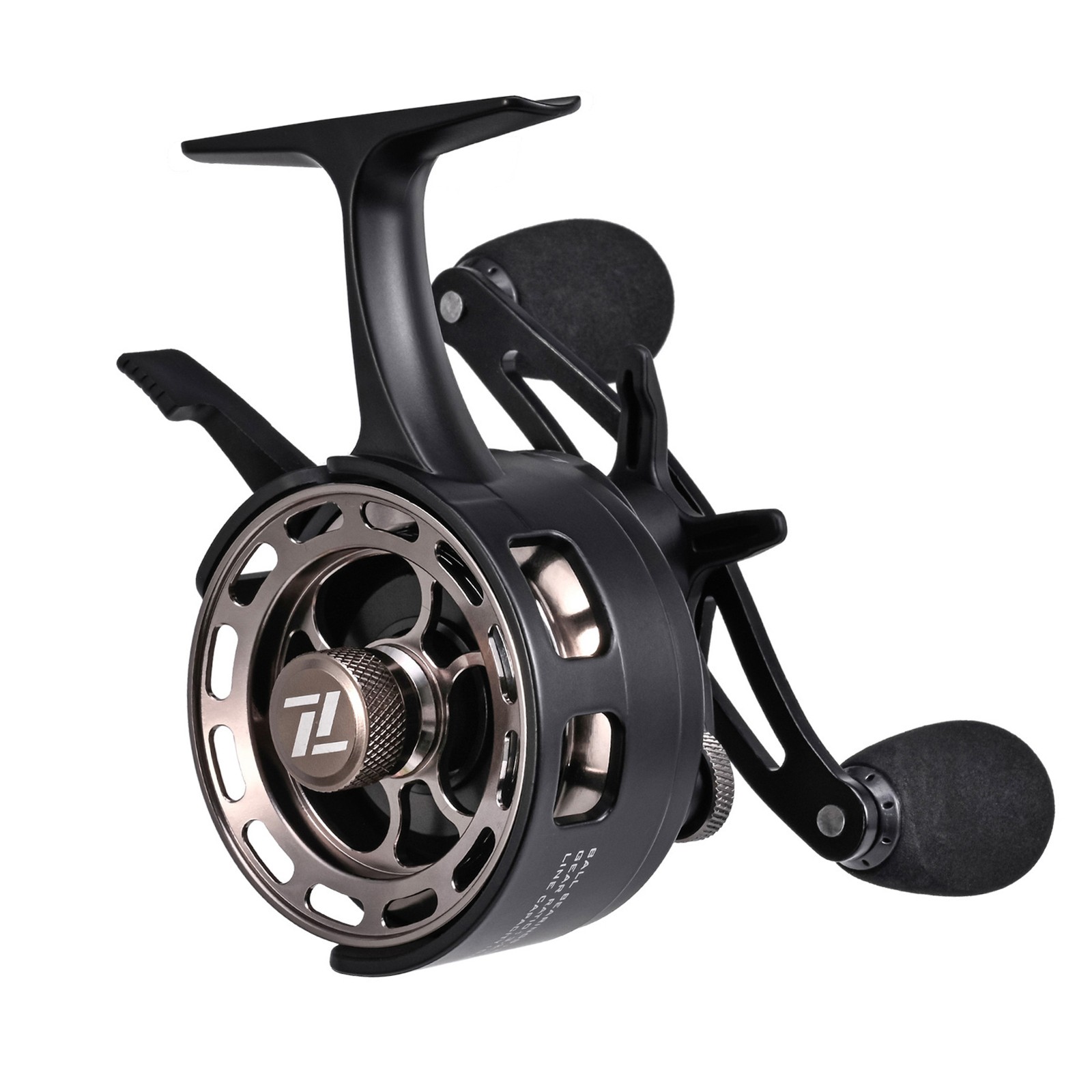 Ice Fishing Reels 3.2:1 Gear Ratio Ultra Smooth 3+1 Ball Bearings Fishing JGGI