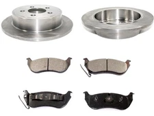 For 2003-2007 Jeep Liberty Brake Pad and Rotor Kit Rear 66927QXTB 2006 2005 2004