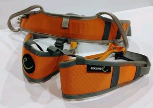 Edelrid Finn Size XXS Harness Orange Youth Rock Climbing Repelling 