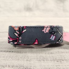 Vera Bradley Wide Lanyard Felicity Paisley Floral Navy Blue Pink 26737-R85 NWT