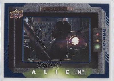 2017 Alien Movie Blue Foil Modern 23/99 Dennis Parker Movement Detected #52 0qg1