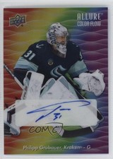 2023-24 Upper Deck Allure Color Flow Full Rainbow Philipp Grubauer Auto 1q7q