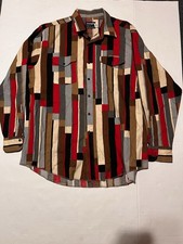 Vintage Wrangler Cowboy Cut Button Down Western Men's X-Long Tails 18x35