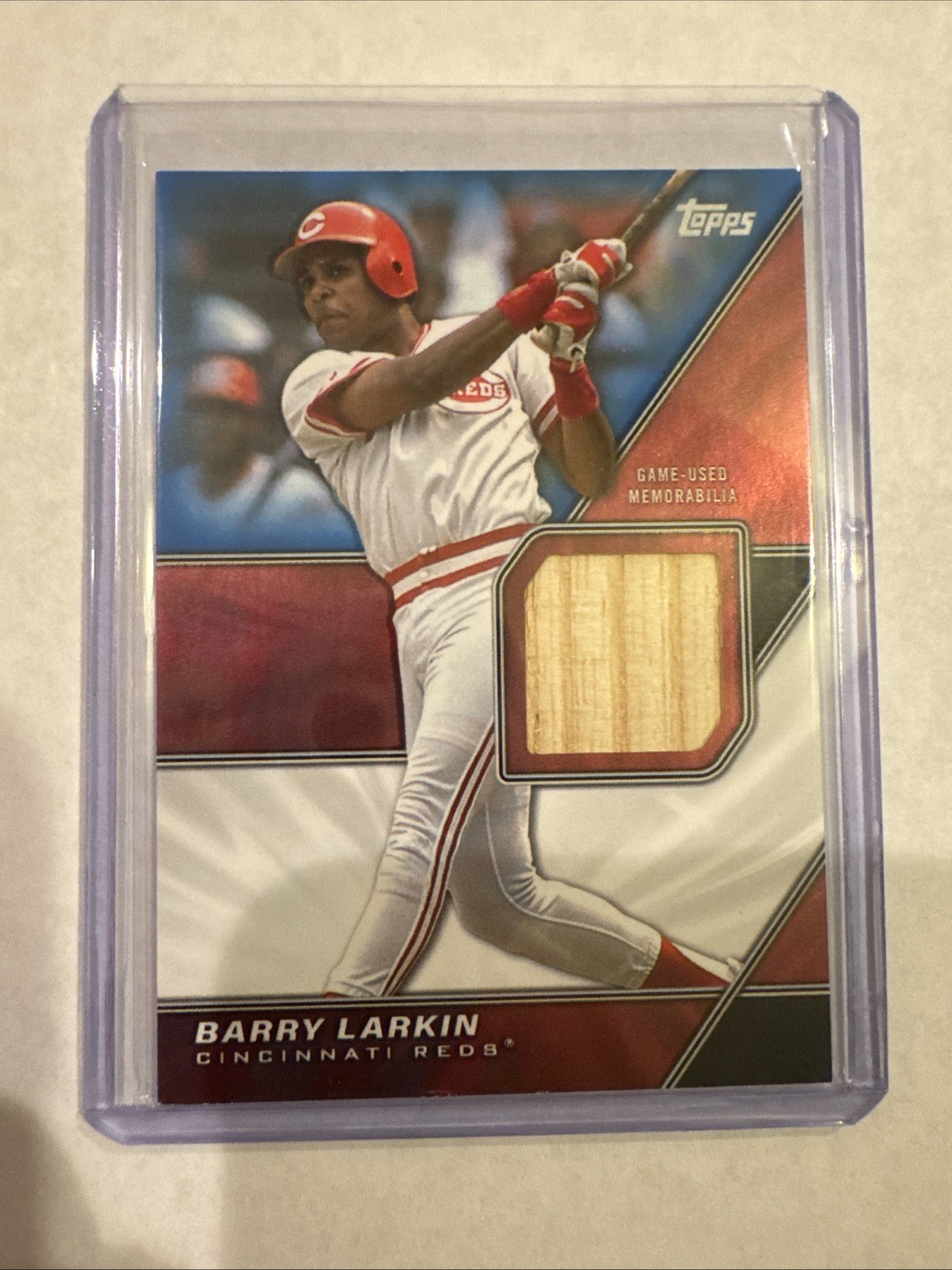 Topps 2026 Series 2 Barry Larkin Major League Material Insert #MLM2-BL Reds