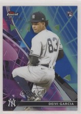 2021 Topps Finest Purple/Aqua Vapor Refractor 118/250 Deivi Garcia #4 n1u