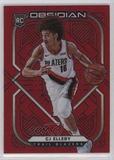 2020-21 Panini Obsidian Electric Etch Red Flood CJ Elleby #195 15wb