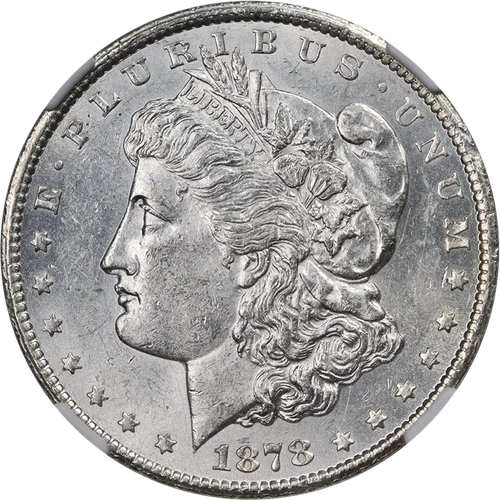 1878-CC Morgan Silver Dollar NGC MS61 Nice Eye Appeal Nice Strike