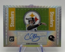 2025 Donruss Optic Chris Boswell Hash Marks Auto Silver Prizm #HM-CB Steelers
