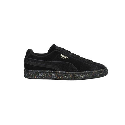 PUMA Suede Mono Triplex Lace Up  Youth Boys Black Sneakers Casual Shoes 38685301