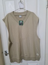 Puma Wardrobe Essentials relaxed vest in a beige color