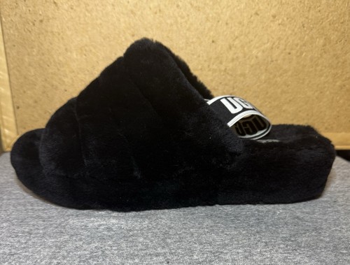 Womens Size 10 - Ugg Wmns Fluff Yeah Slide 'Black’ - Picture 8 of 9