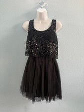 Danity Two Toned Black Dress