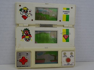 RARE Vtech Diamond Hunt LCD Handheld Game Triple Screen Vintage AS IS READ