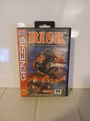 Risk (Sega Genesis, 1994) CIB With Manual. Complete Tested & Works