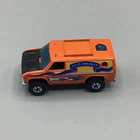 Vintage 1977 Hot Wheels Baja Breaker Van Orange Hong Kong-Ex+