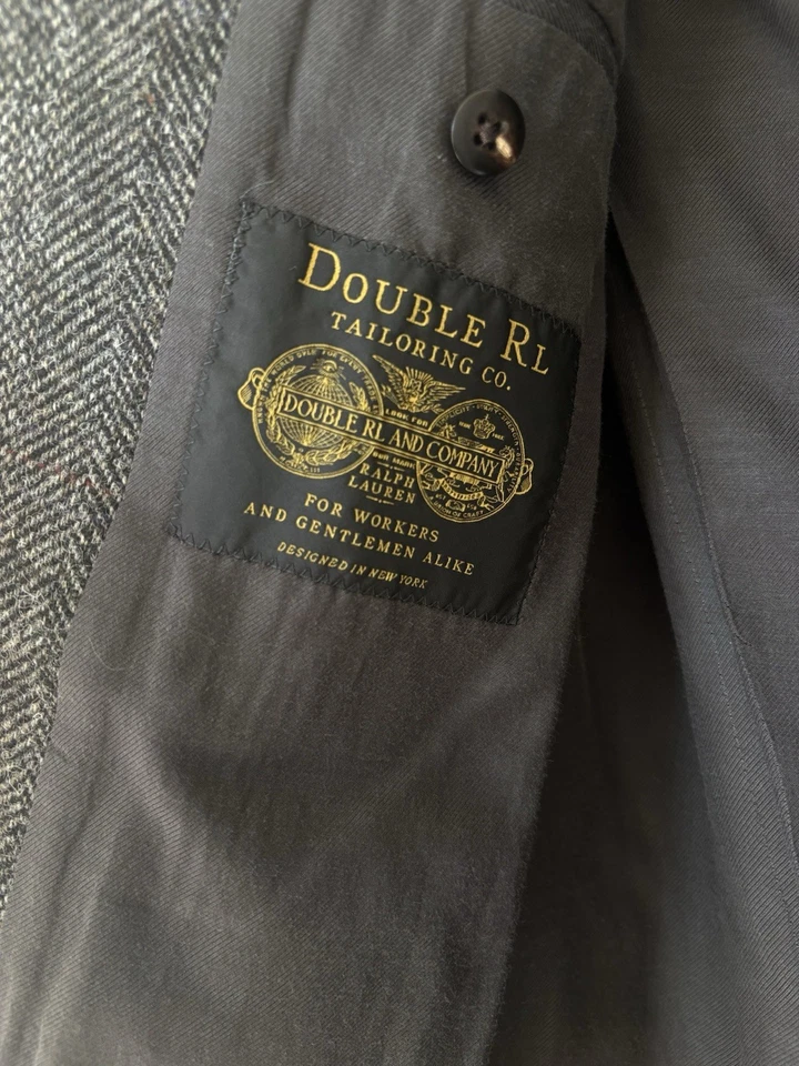 Chaqueta Traje Ralph Lauren RRL Lana Espiga 38R $1,190 Foto 4 de 4