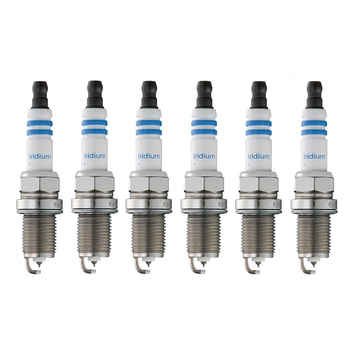 6 pc Bosch Double Iridium Spark Plugs for 2005-2010 Kia Sportage 2.7L V6 ja