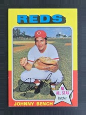 1975 Topps #260 Johnny Bench - Hall of Fame - Cincinnati Reds - EX
