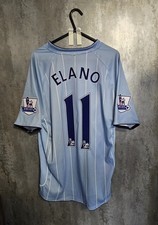 Man City 2007/2008 Home Shirt W/ "Elano" Nameset (Size M)