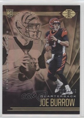 2020 Panini Illusions Trophy Collection Bronze /499 Joe Burrow #5 Rookie RC 02d2