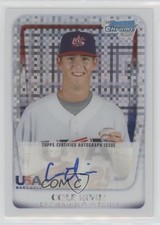 2011 Bowman Chrome X-Fractor 28/299 Cole Irvin #18U-13 Auto 3m8