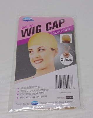 DREAM Deluxe Wig Cap 2 pc Item Number 0097 NA Natural Beige One Size Fits All