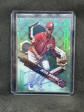 JETER DOWNS 2018 BOWMAN HIGH TEK GREEN AUTOGRAPH SP /99 CINCINNATI REDS B7