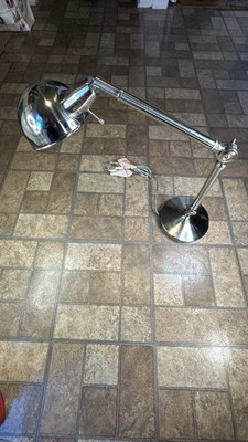 Retro Articulating Swingarm Desk Lamp Stainless Steel Portable LUMINARE L113944K