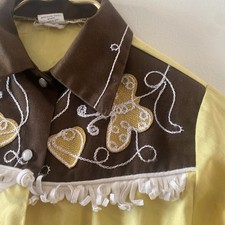 VINTAGE 1970's SEARS WESTERN WEAR PEARL SNAPS Cowgirl SHIRT 6x Fabulous