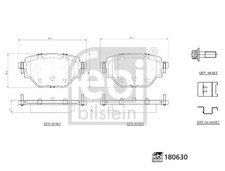 Plaquette de frein Fiat 600