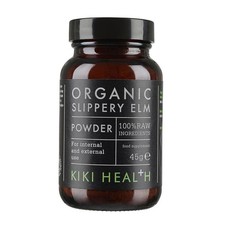 Kiki Health Schlüpfrige Ulme Pulver Bio (Rote Ulme) 45 Gramm