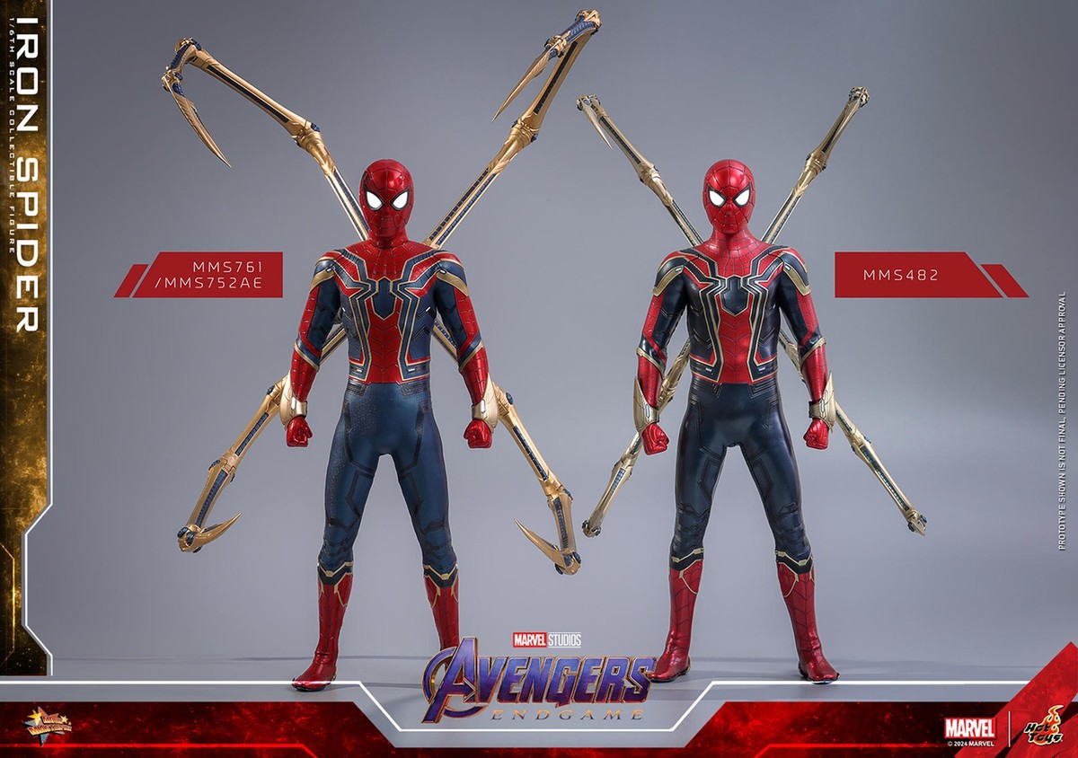 Hot Toys Sideshow Spider-man Iron Spider Holland 1/6 Scale Figure