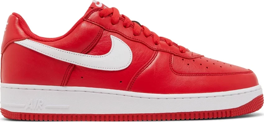 Nike air force best sale 1 low university red