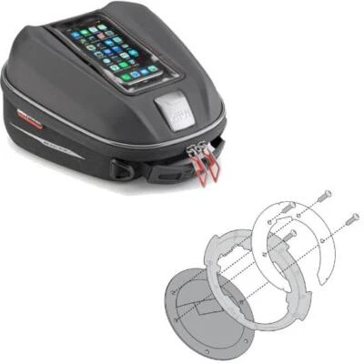 Set Tankrucksack Tanklock Givi Mit Flansch für Yamaha MT-10 2022 2023 - Bild 1 von 4