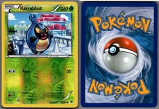 2013 Pokemon, B&W Plasma Blast,# 6/101 Karrablast, Reverse Holo Common